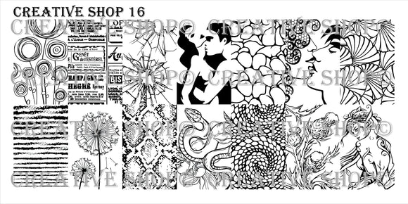 Creative Shop Stamping plate 16 - 17
