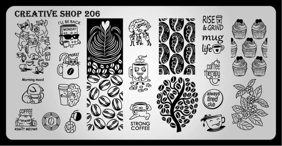 Creative Shop stamping plate 206
