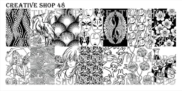Creative Shop stamping plate 48