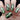 green and gold stamping nail art