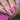 pink purple and brown nail art