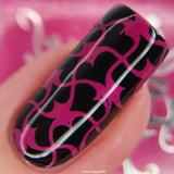 "Join the Cerise force" stamping polish