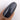 dark navy polish over black
