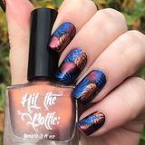 "A bolt from the Blue" stamping polish
