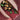 Macro one nail floral nail art