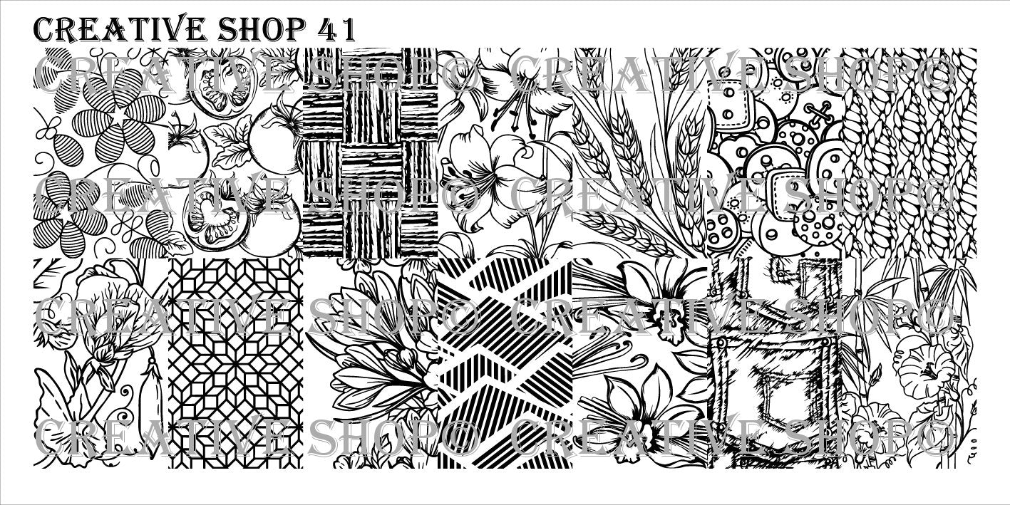 Creative Shop stamping plate 41