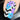 close up of purple and blue flowers on one nail