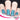tribal stamped nail art in turquoise and purple