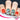 green nails, rabbit design holding carrot