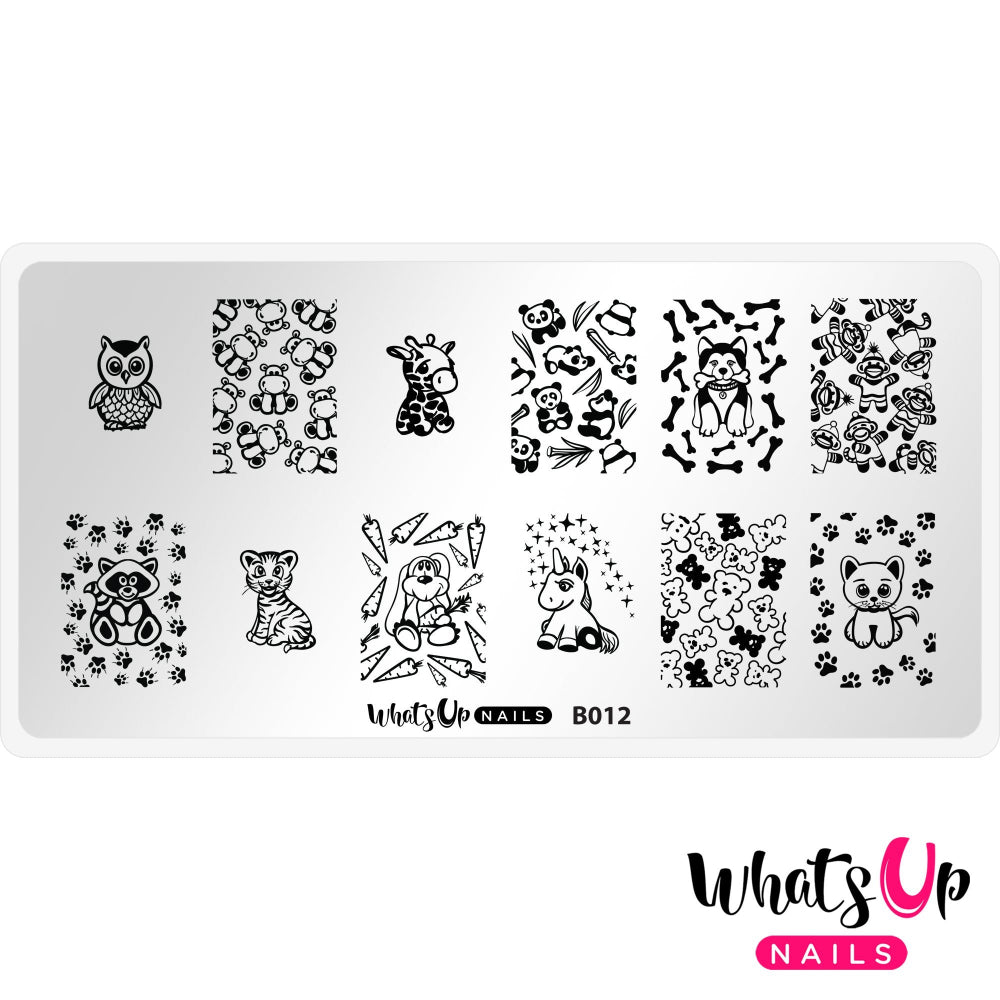 cute animal stamping plate