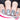 grey nails with white print lettering