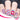 blue, red and white nautical design nails
compass and anchors