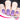 purple pattern nail design