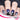 purple gradient background with black stamping halloween design nail art