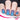 purple to blue nails with stamped white space design