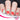 green and red floral nail art