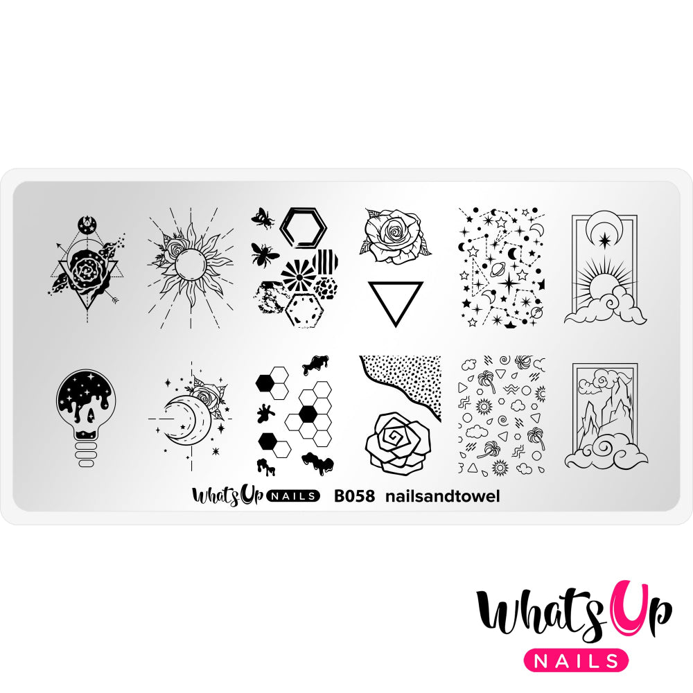 celestial images stamping plate