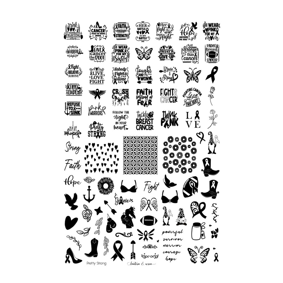 Lantern & Wren - various stamping plates