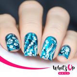 Whats Up Nails - A019 Beach Mode stamping plate