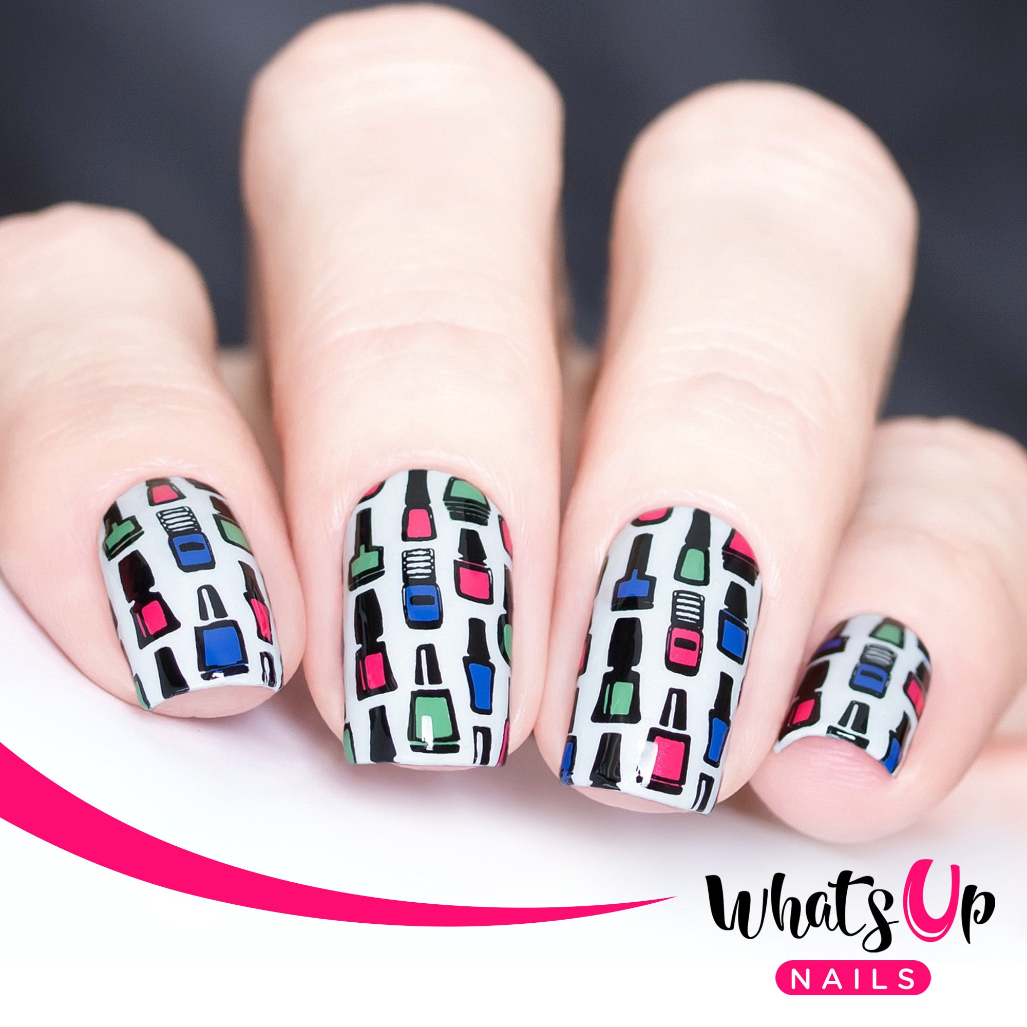 Whats Up Nails - B006 A La Mode stamping plate