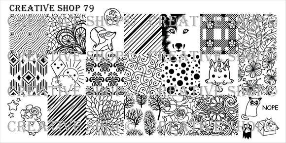 Creative Shop Stamping plate 79