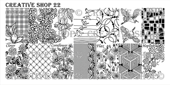 Creative Shop Stamping plate 22