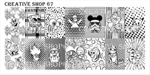 Creative Shop stamping plate 67