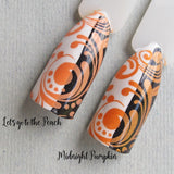 "Let's go to the Peach" stamping polish 