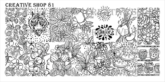 Creative Shop stamping plate 81