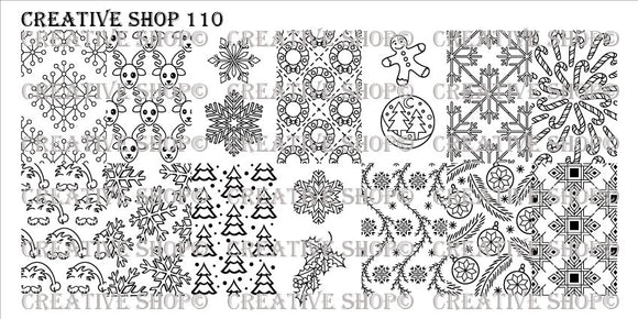 Creative Shop stamping plate 110