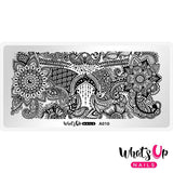 Whats Up Nails - Henna Entrancement stamping plate