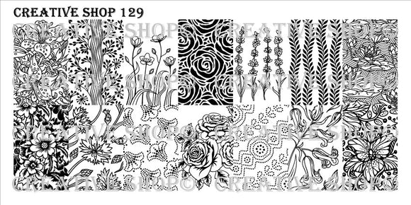 Creative Shop stamping plate 129