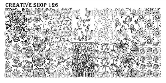 Creative Shop stamping plate 126
