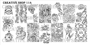 Creative Shop stamping plates 113 - 117