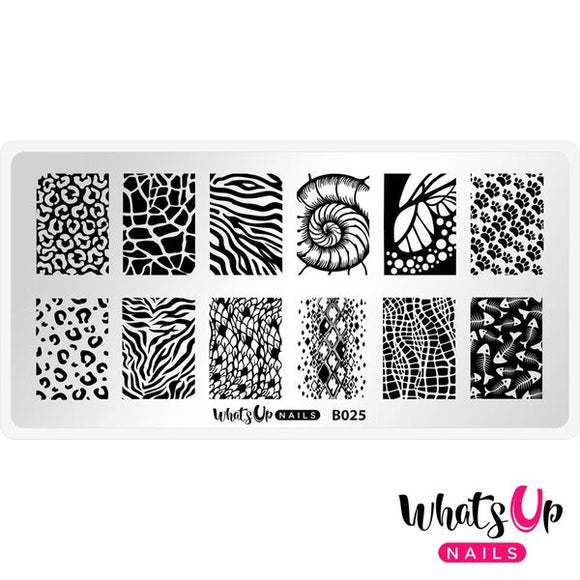 Whats Up Nails - Animalistic Nature stamping plate