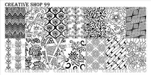 Creative Shop stamping plate 99