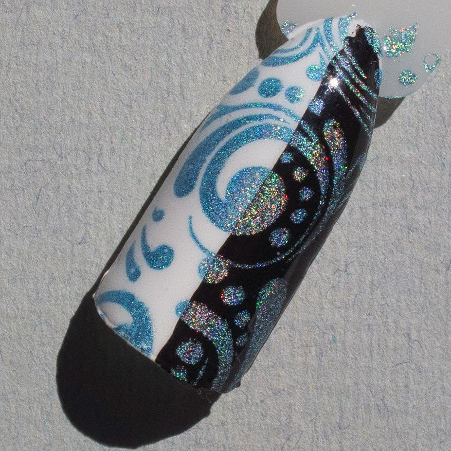 "Hololulu Blue" stamping polish 