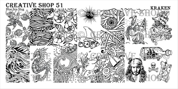 Creative Shop stamping plate 51