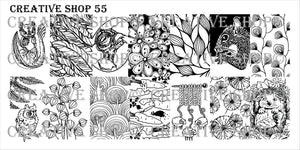 Creative Shop stamping plate 55