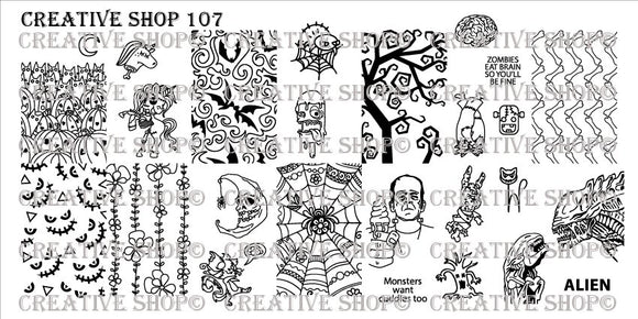 Creative Shop stamping plate 107