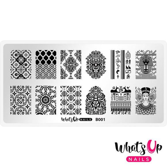 Whats Up Nails - Middle Eastern Vibes stamping plate