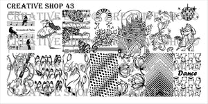 Creative Shop stamping plate 43