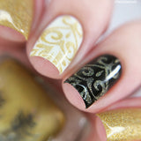 " A Glint of Gold" stamping polish
