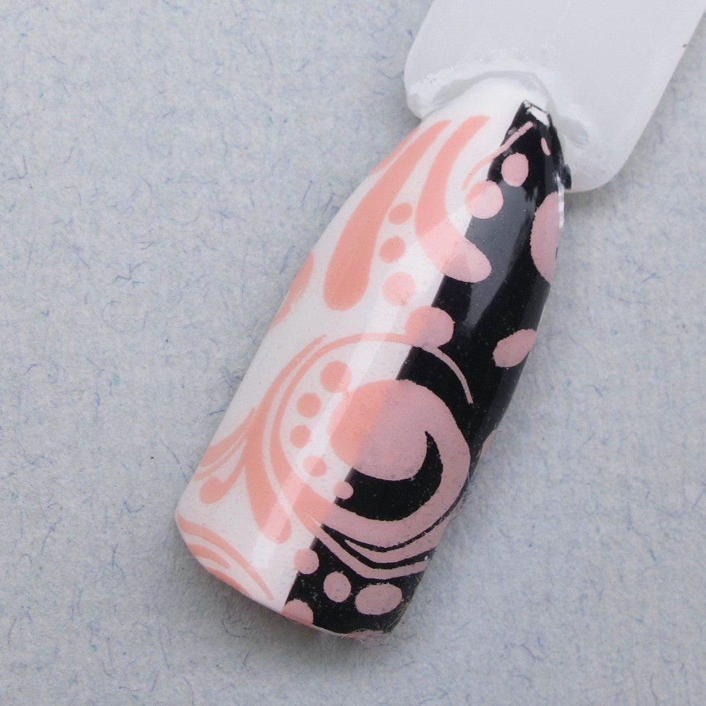 "Apricot Sour" stamping polish