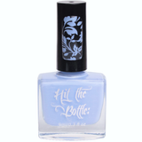 Pastel periwinkle blue stamping polish for nail art. 