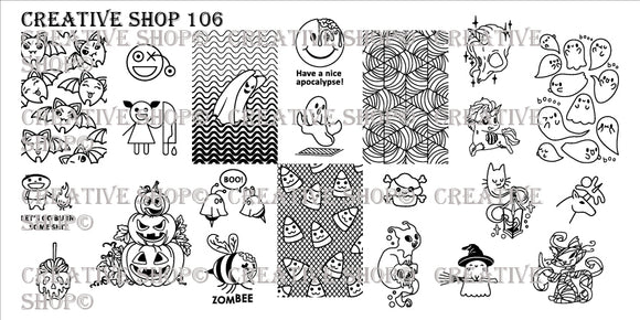 Creative Shop stamping plate 106