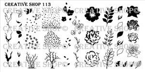 Creative Shop stamping plate 113