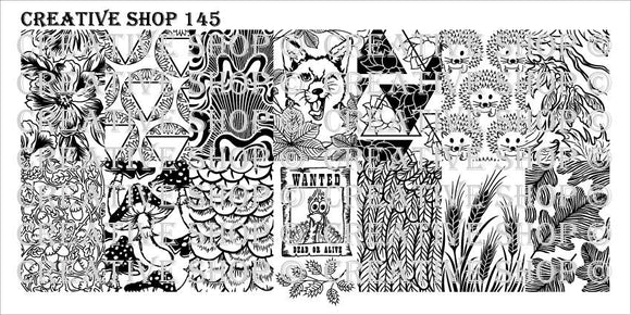 Creative Shop stamping plate 145