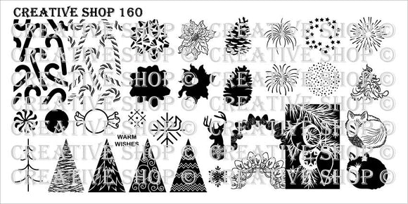 Creative Shop stamping plate 160