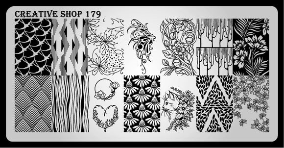 Creative Shop stamping plate 179